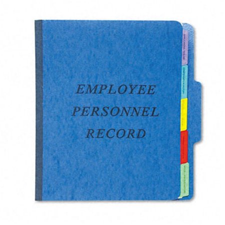ESSELTE PENDAFLEX CORP. Vertical Personnel Folders- 1/3 Cut- Top Tab- Letter- Blue ES32330